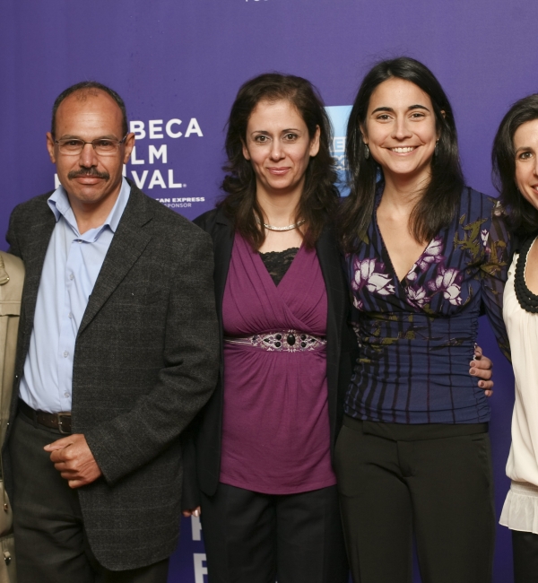 Ayed and Iltezam with filmmakers