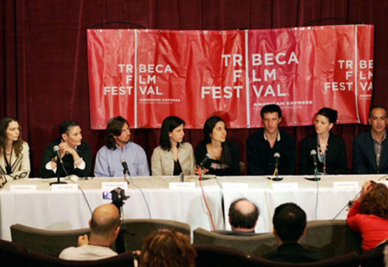 PRESS CONFERENCE AT THE TRIBECA FILM FESTIVAL